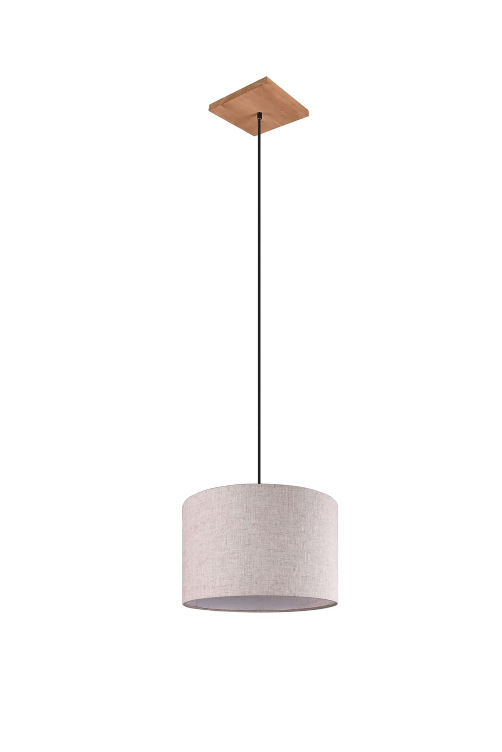 Suspension 1xE27 naturel et beige