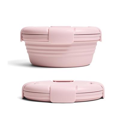 Collapsible Silicone Food Container Travel Bowl Set - Leakproof, BPA-Free Space Saving for Camping Travel