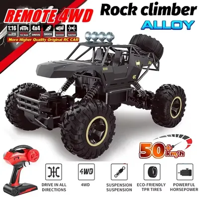 1/12 RC Car 4X4 RC Offroad Truck Portable RC Cars Fast Brushless 20 Km/h for Adults High Speed