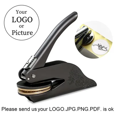 Custom Stainless Steel Embossing Stamp Personalized Wedding Invitation Envelope Pliers Seal Custom