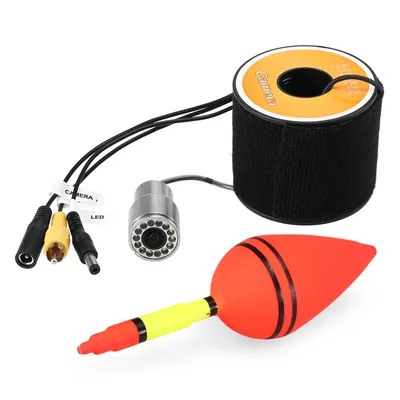 1200TVL Underwater Fishing Camera 12 LED Night Vision Waterproof Fish Shape Boat Ice Fishing Camera