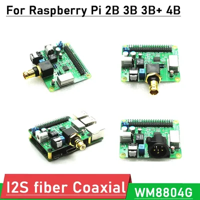 HIFI DiGi+ Digital Sound Card DAC Decode WM8804G Expansion Board Encoder I2S fiber coaxial for