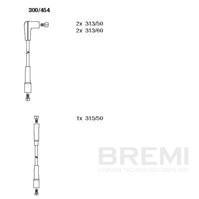 BREMI Zündleitungssatz 300/454 Image