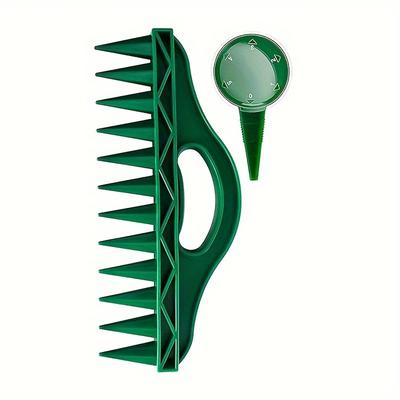 TEMU Seed Puncher Soil Drilling Gardening Seed Planting Tools, Including 1pc 12 Hole Soil Puncher +1pc Manual Seeder