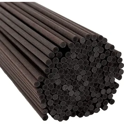 500PCS 5/4/3/mm X L35/25/22cm Black Fiber Reed Sticks Essential oil Rattan Diffuser Replacement Refill Sticks for Air Freshener