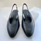 Mrxmus Dutit Office Ladies High Heels Genuine Leather Shoes Female Round toe Basic Pumps Shoes Women
