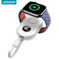 Joyroom Caricatore portatile 2500mAh per Apple Watch Series 9/8/7/6/5/4/3/2/1 Caricatore iwatch da viaggio wireless USB C Smart Power Bank