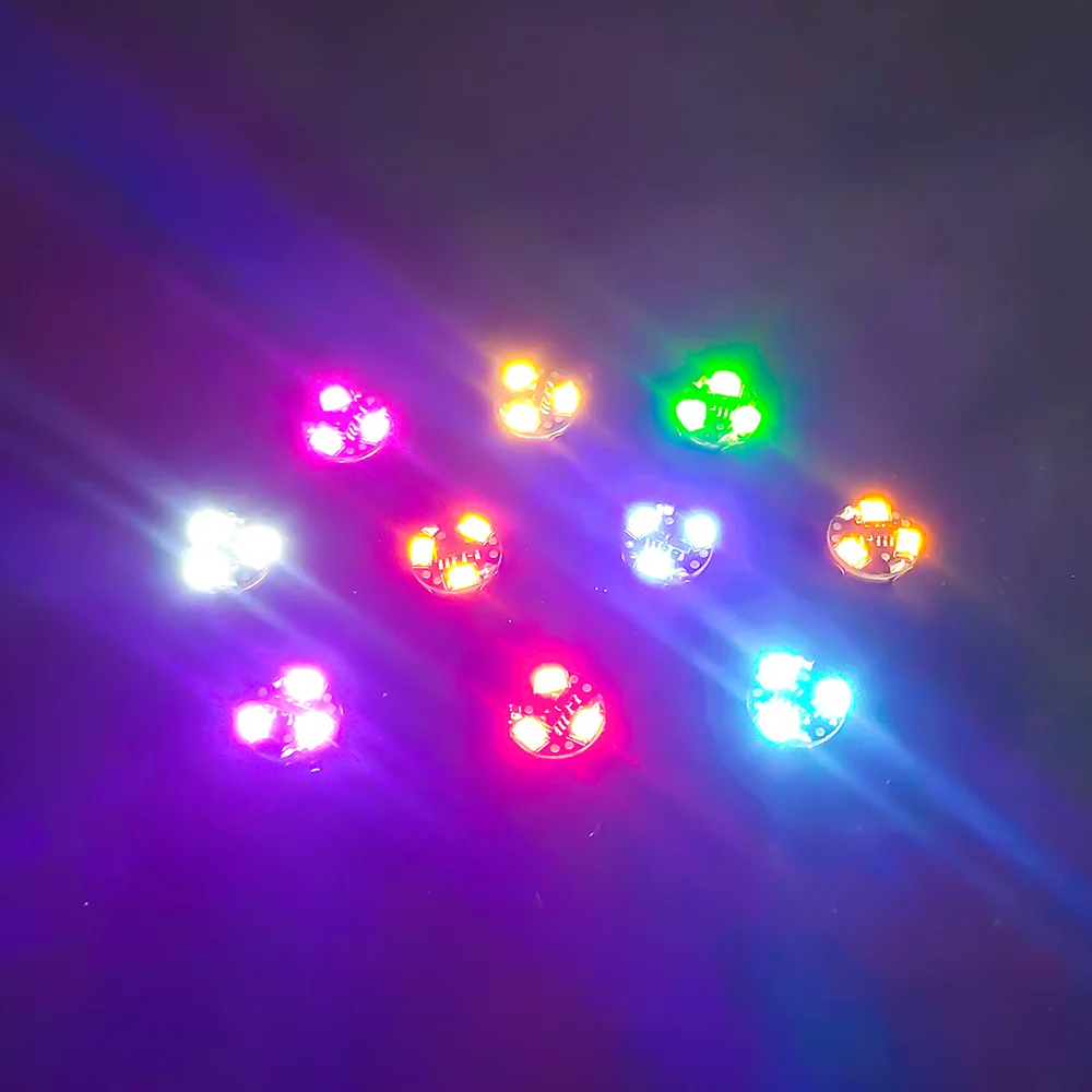 Lampe Led à commande magnétique Super brillante à 3 Led, modèle Miniature de lumière/jouets magnétiques pour bricolage, fabrication de modèles/voitures/dénoramas pour maison de poupée, 1 pièce
