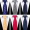 Lot de 6 cravates classiques pour hommes, accessoires pour hommes, cravate de haute qualité pour hommes, lieu de travail, affaires, mariage, tissé, cadeau JACQUARD