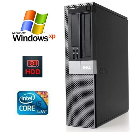 Restored Dell OptiPlex 990 SFF Computer Desktop Intel Core i5 4GB Ram 500GB HDD Windows XP Pro Wi-Fi (Refurbished)