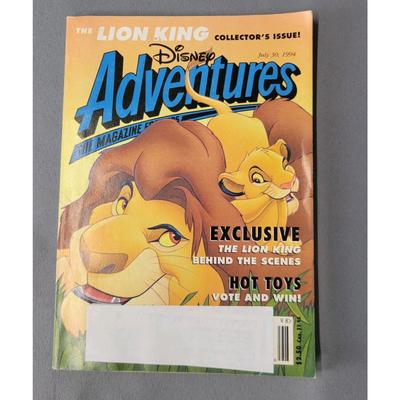 Disney Other | Disney Adventure Magazine Collectors Issue Kids July 30 1994 Lion King Vol 4 #10 | Color: Brown/Orange | Size: Os