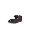 Outdoorsandale ECCO "Offroad", Herren, Gr. 42, schwarz (mokka, schwarz), Nubukleder, sportlich, Schuhe, Sommerschuh, Klettschuh, Outdoorschuh, in Trekking-Optik, Topseller