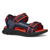Sandale GEOX "J SANDAL AIRADYUM BO", Kinder, Gr. 30, blau (navy, rot), Textil, Synthetik, sportlich, Schuhe, Trekking Sandale, Sommerschuh, Klettschuh mit farbiger Innensohle