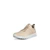 Sneaker ECCO "GRUUV M", Herren, Gr. 42, beige (sandfarben), Glattleder, sportlich, Schuhe, Freizeitschuh, Halbschuh, mit herausnehmbarer Dual-Fit-Innensohle