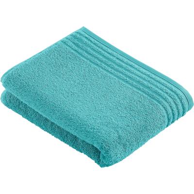 Saunatuch VOSSEN "Vienna Style Supersoft", blau (light azure), B:100cm L:150cm, Walkfrottee, Baumwolle, Handtücher (Packung), mit Bordüre Image