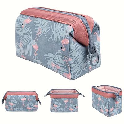 TEMU With High Capacity For Travel, Women's Toiletry Bag, Cosmetic Case Image