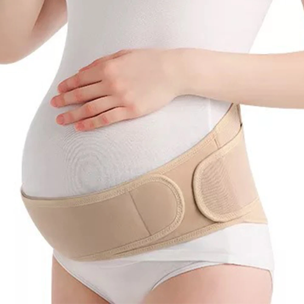 2-in-1-Gürtel für Schwangere, Umstands-Bauchgürtel, Taillenpflege, Bauchstütze, Bauchband, Rückenbandage, Schutz für schwangere Umstandsmode Image