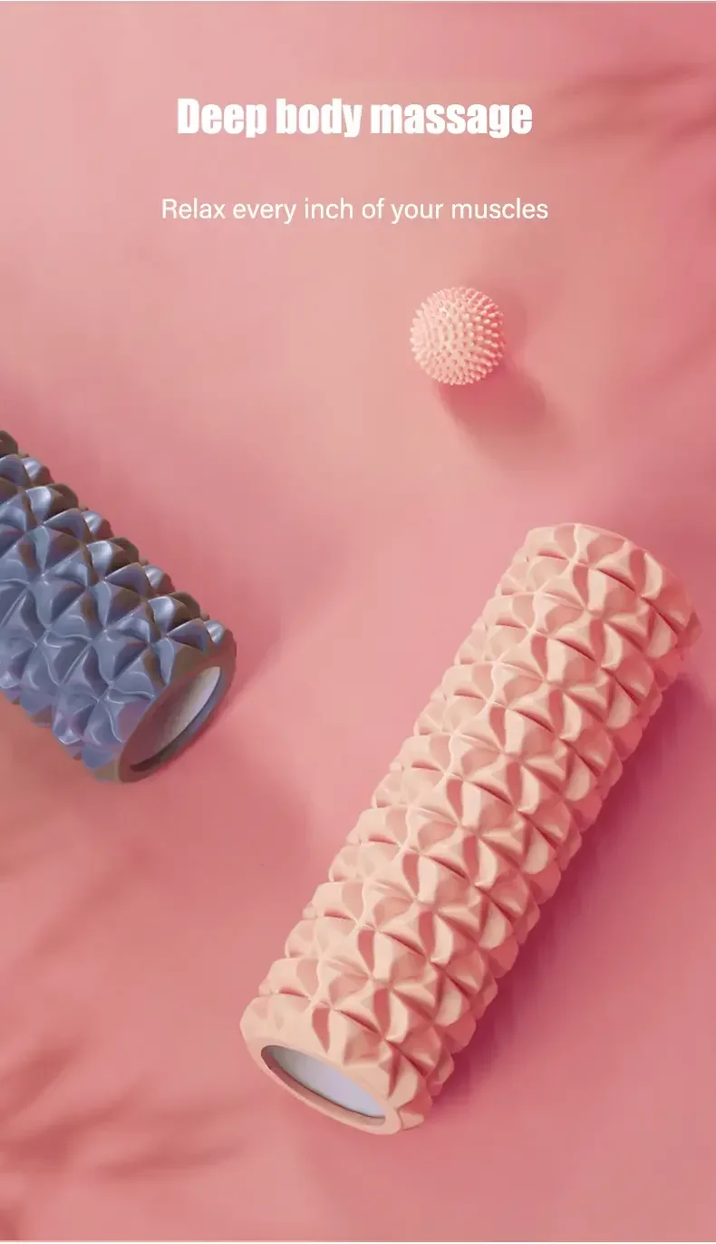 Yoga Spalte Gym Fitness Schaum Roller Pilates Übung Zurück Muskel Massage Weichen Block Muscle Roller Drop Verschiffen Image