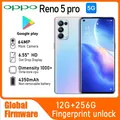Telecamera quadrupla OPPO Reno 5 pro 5G LTE GSM sbloccata da 6,55" 64 MP (Dual SIM) (Dimensioni 1000+) (Nero/Blu/rosa Globale) telefono usato