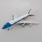 747 Air Force One Modello di aereo 20CM B747 Diecast Metal Kit modello di aereo (con supporto)
