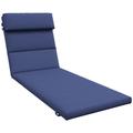 Cuscino per lettino prendisole imbottito con lacci, blu scuro