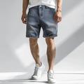 Per uomo Jeans Pantaloncini di jeans Tasca Bottoni Sfumatura Lunghezza al ginocchio All'aperto Vacanza Casuale Vacanza Vintage Blu Grigio Micro-elastico