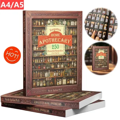 A4/A5 Forgotten Home Apothecary 250 Powerful Healing Secrets Natural Remedies Natural Home Remedies