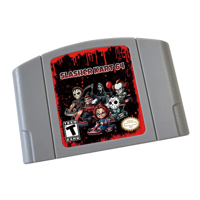 N64 games Cartridge -SlasherKartv3Final 64 NTSC And PAL Version Retro Games reconstructed