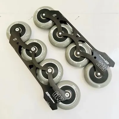 Powerslide FSK Beta Β β 219mm Flat Inline Skates Base with 72mm DD Roller Skating Wheel 150mm 165mm
