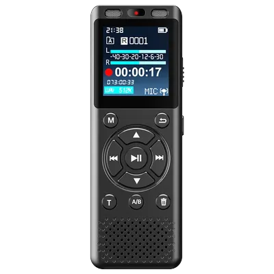 Large screen C-type rechargeable dicta long time recording voice audio recorder Activated with Noise