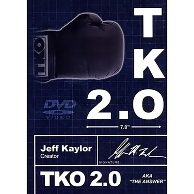 TKO2.0: The Kaylor Option BLACK and WHITE Magic Tricks Comedy Coin Vanishing Magia Close Up Street Illusions Gimmick Mental Prop