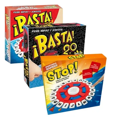 Basta-Version de jeux de mots Tapple en espagnol, version de jeux , pressage de lettres, cadeaux mis