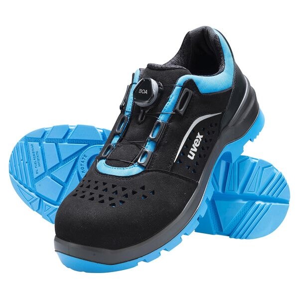 UVEX Halbschuhe S1P »2 xenova BOA 95582«, Größe 41 schwarz Image