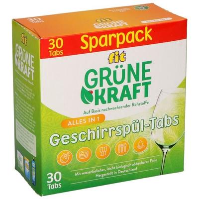 fit Grüne Kraft 30er-Pack Geschirrspültabs »Alles-in-1« Image