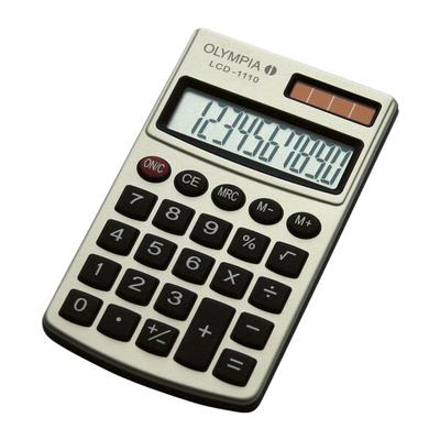GENIE Taschenrechner »LCD-1110« silber, 7x1x11.7 cm