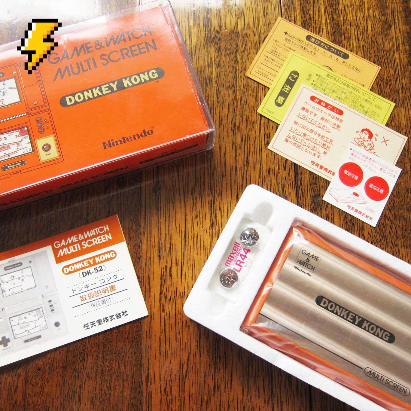 NINTENDO Donkey Kong Game and Watch in ottime condizioni (DK-52) 1982