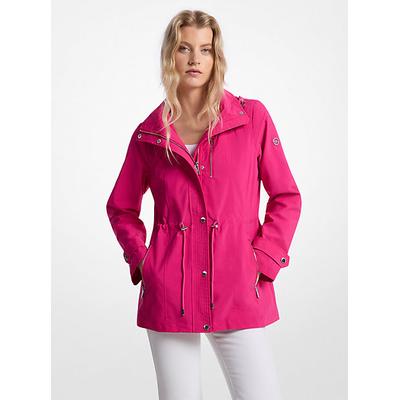 Michael Kors Woven Hooded Anorak Pink M