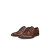 Schnürschuh ECCO "MELBOURNE", Herren, Gr. 43, braun (cognacfarben), Glattleder, elegant, Schuhe, mit seitlichen Nähten, Freizeitschuh, Halbschuh, Schnürschuh