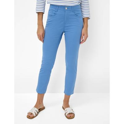 5-Pocket-Hose BRAX "Style CAROLA S", Damen, Gr. 42L (84), Langgrößen, blau, 78% Baumwolle, 19% Lyocell, 3% Elasthan, Hosen Image