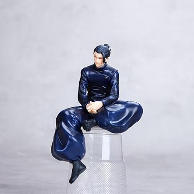 TEMU 1pc Geto Anime Figure Statue, Pvc Collectible , Sitting , Decor, For Holiday Gift For Christmas And New Year