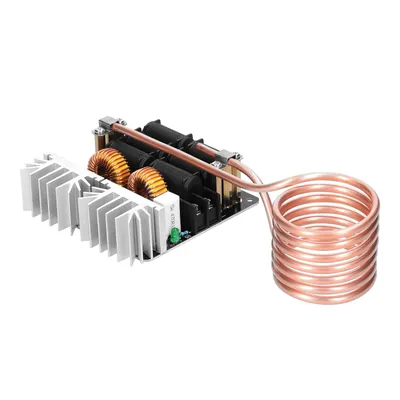 1000W ZVS Induction Heating Board Induction Heater Coil Copper Tube Flyback Driver Heater For DIY Annealing Quenching Ignition