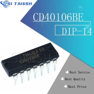 10PCS CD40106BE DIP14 CD40106 DIP 40106BE DIP-14 neue und original IC Image