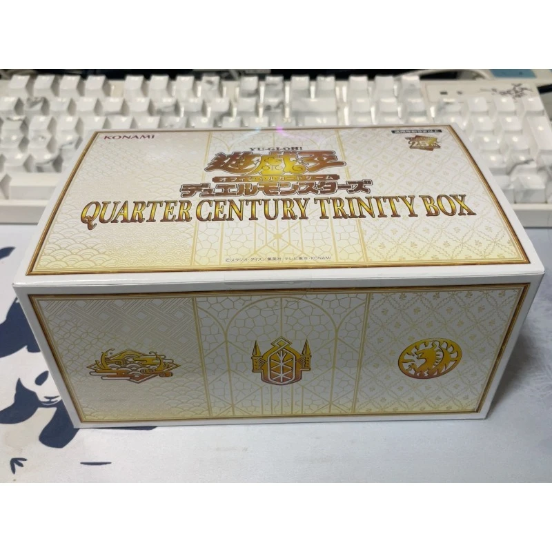 Yugioh KONAMI OFFIZIELLE BOX 25th Quarter Century Trinity Box QCTB Japanische versiegelte Booster-Box Image