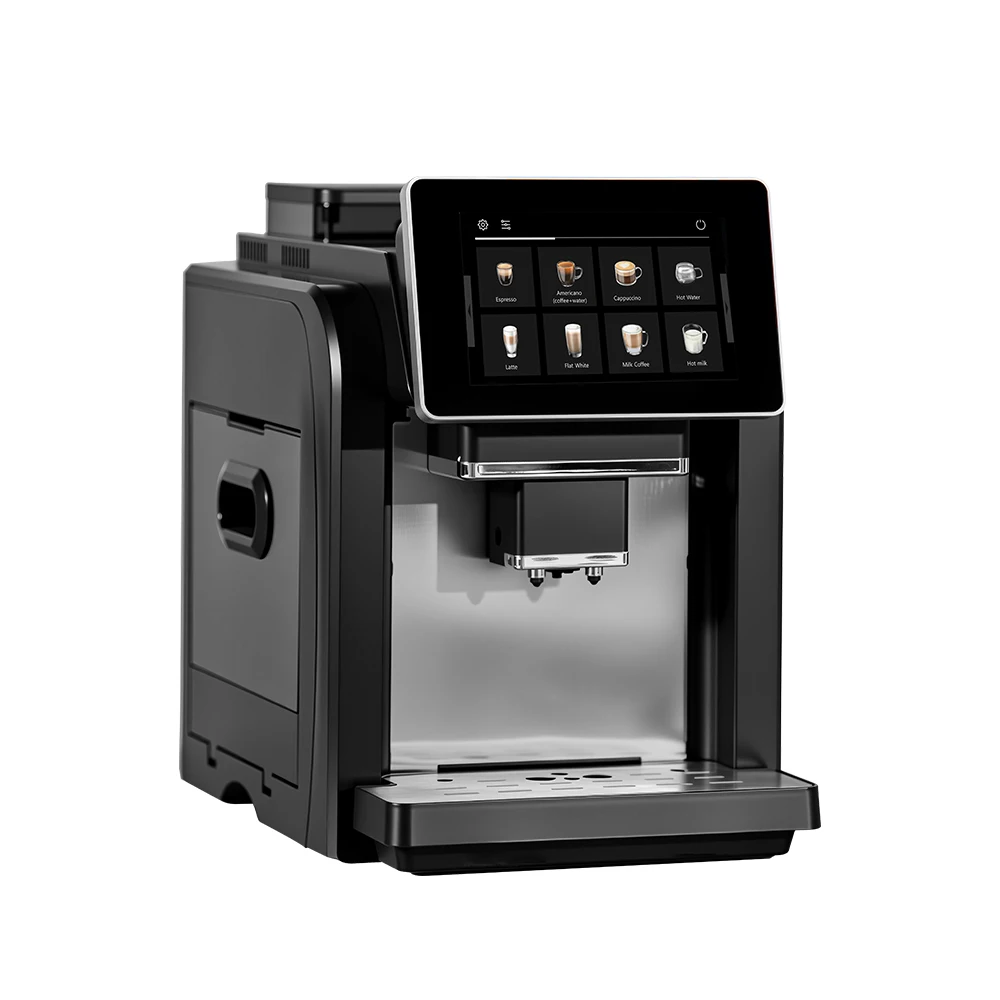 Mcilpoog WS817 -7"ColorfAutomatische Espressomaschine mit Milchaufschäumer, 21 Geschmacksrichtungen für Zuhause und Büro Image