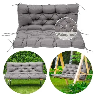 1pc Outdoor Bank Kissen für Outdoor Möbel Verdicken Wasserdichte Schaukel Kissen Dicke Sitzkissen Sofa Pad Sofa Kissen