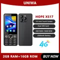 UNIWA HOPE XS17 4G Touch Screen Tastiera Telefono da 3,5 pollici Android 8.1 Doppia scheda SIM 2 GB