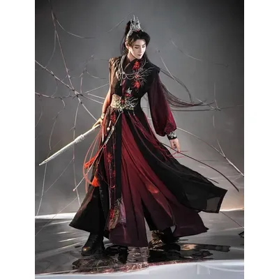 The Scum Villain's Self-Saving System Anime Luo BingHe Cosplay Kostüm Antikes Kostüm Cosplay Perücke Image
