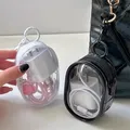 Mini custodia per cavo di ricarica Borsa per trucco trasparente Scatola per organizer per cavi Caricatore per telefono cellulare Custodia per cuffie portatile