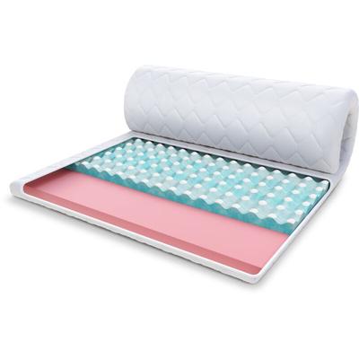 Topper 180x200 cm Matratzenauflage mit RavineBlue-Schaum 8cm Schoner Visco H2 H4 Image