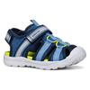 Sandale GEOX "J VANIETT BOY", Kinder, Gr. 26, blau (navy, hellblau), Textil, casual, Schuhe, Trekking Schuh, Klettschuh für Outdooraktivitäten